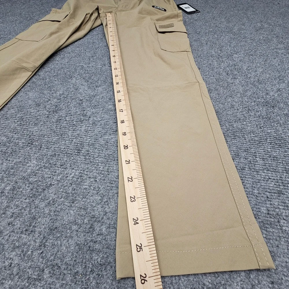 Hurley Boys Cargo Pants H2O-Dri 2-Way Stretch‎ Khaki Tan Size M 10-12
